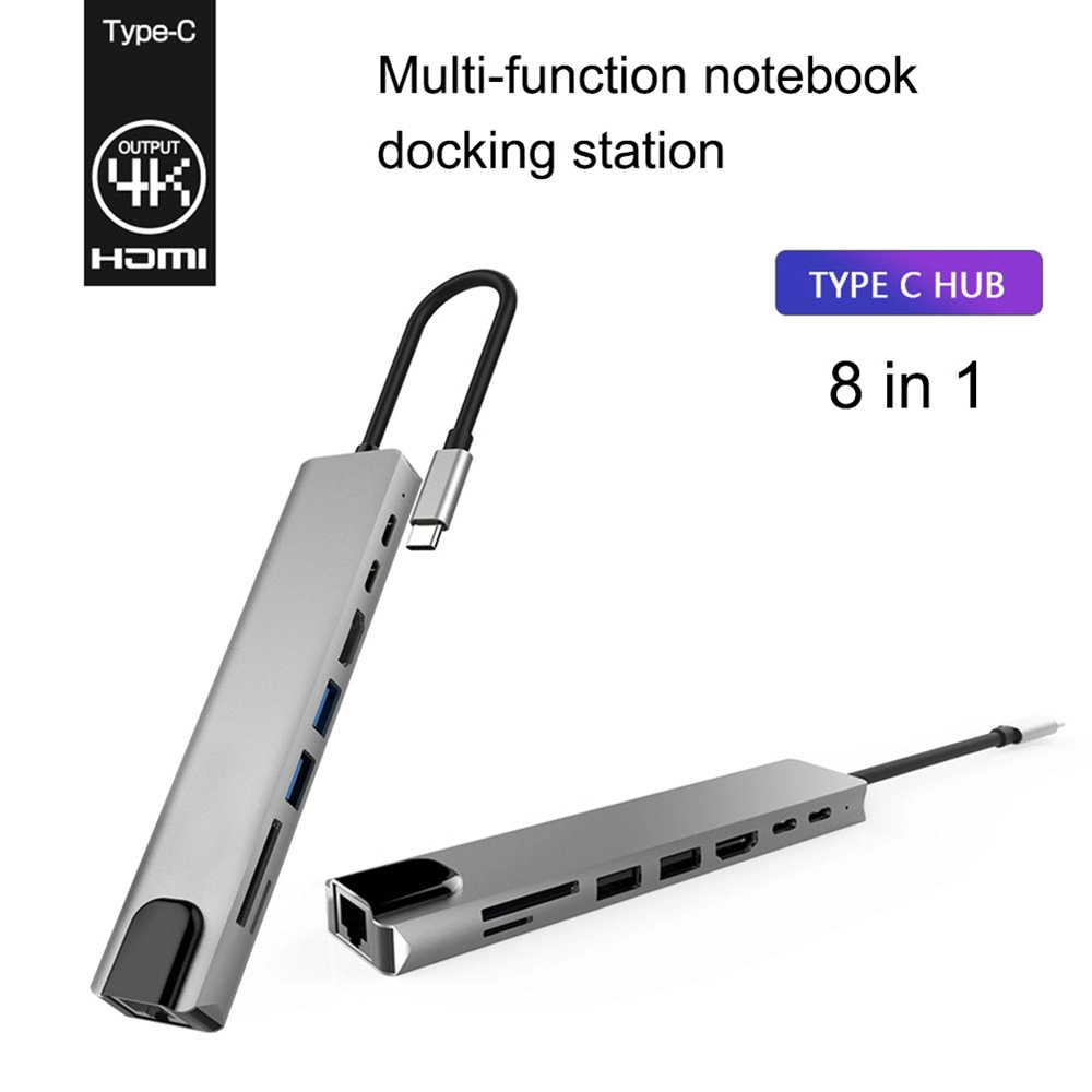 Type C Hub 5 in 1 Docking Station